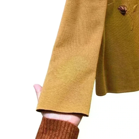 Vintage Women Knitted Blouse and Skirt 100% Wool Custom-Made in Vienna Sz44Eu - Picture 7 of 14